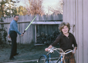 behind shed