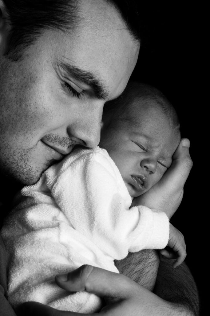 Dad loves child